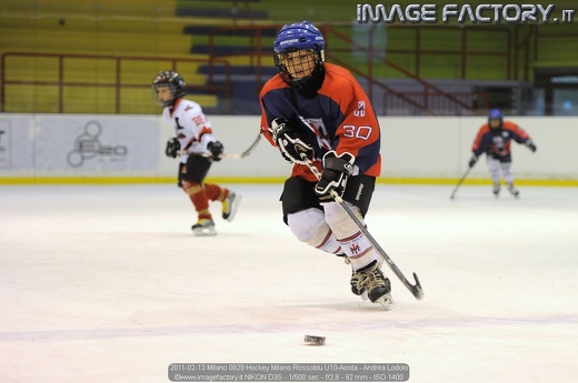 2011-02-13 Milano 0829 Hockey Milano Rossoblu U10-Aosta - Andrea Lodolo